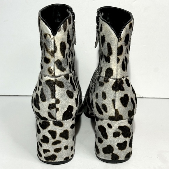Cole Haan Arden Grand Bootie‎ Boots in Mercer Ocelot Black Grey Print Size 10 - Picture 4 of 6